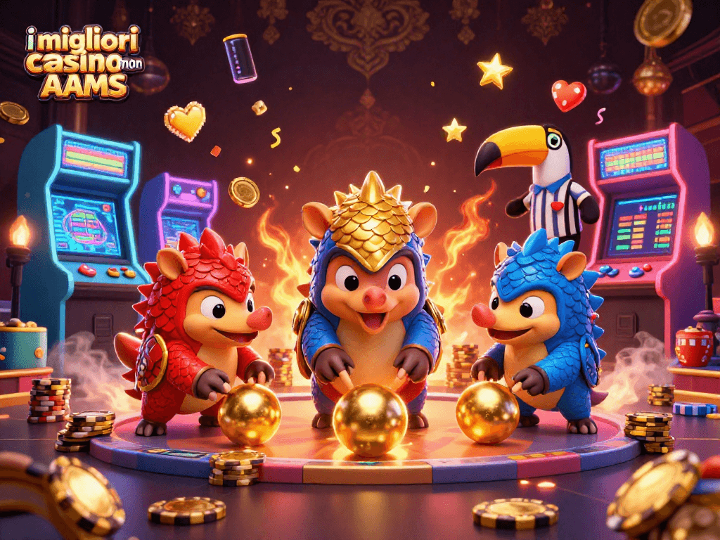 I migliori casino non AAMS offrono un'esperienza di gioco coinvolgente con pangolini rivali e macchine arcade colorate.