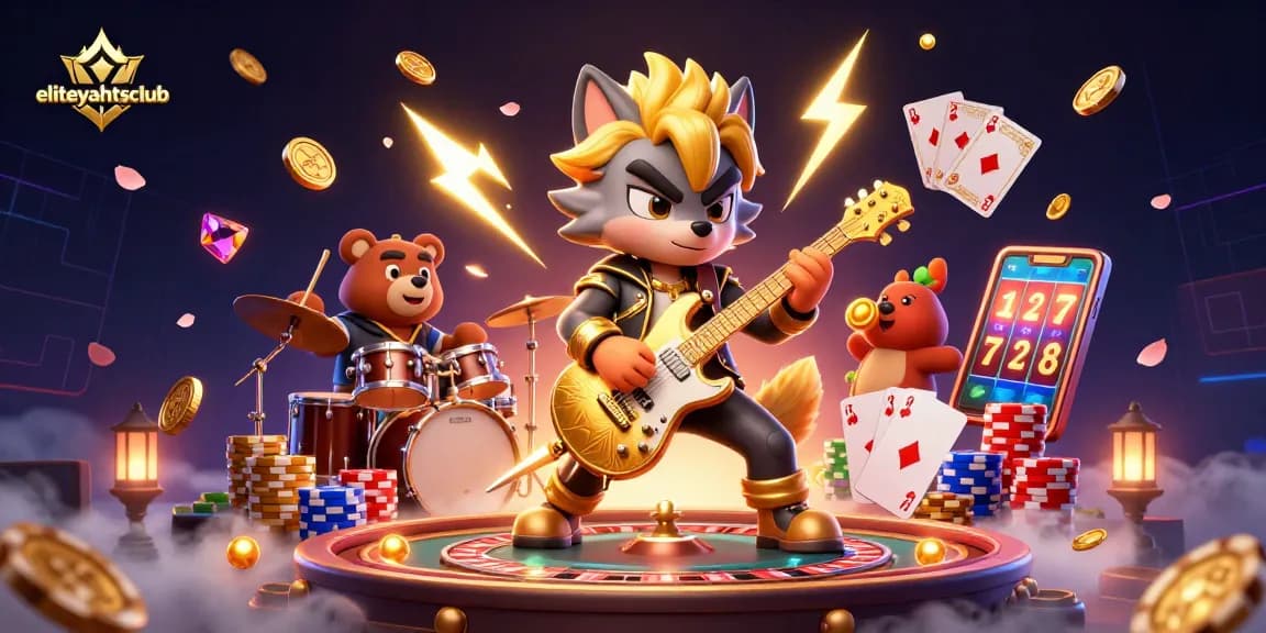 Celebrate wins at eliteyachtsclub with a vibrant casino scene featuring thrilling gaming elements.