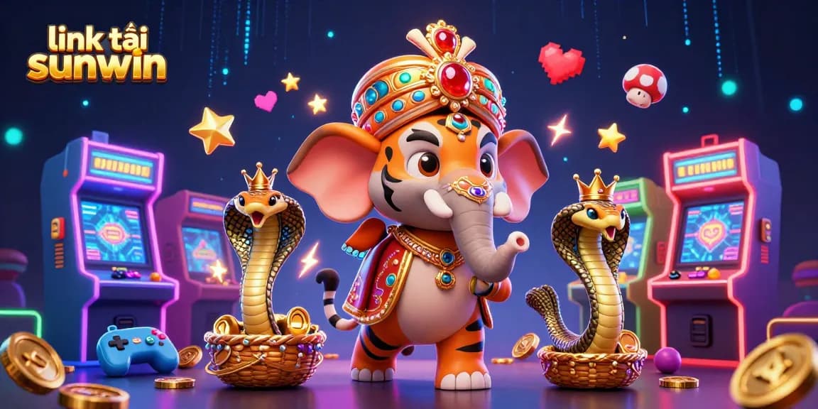 Experience thrilling gameplay with the link tải sunwin in a dynamic 3D casino scene.