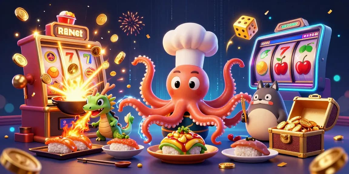 Experience the excitement of nbet with a vibrant, cartoon-style casino scene featuring dynamic game elements.