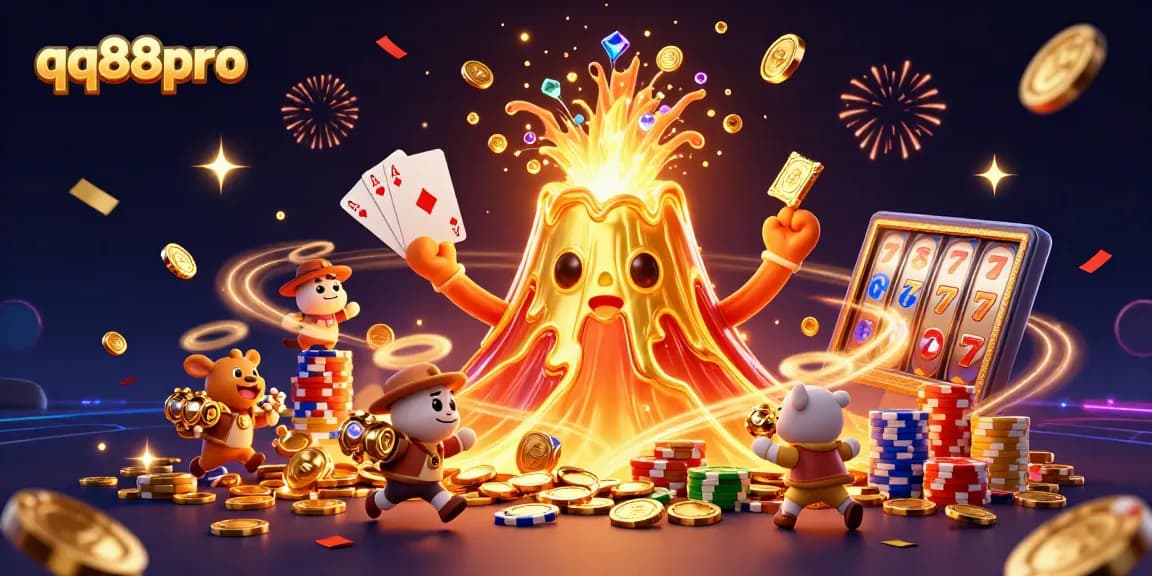 Experience thrilling wins at qq88pro with explosive treasures from the golden volcano in a vivid casino adventure.