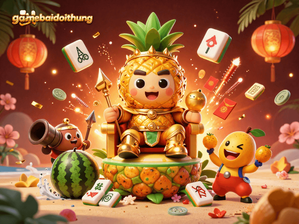 Experience thrilling gameplay with gamebaidoithuong's vibrant casino illustration featuring rich character interaction.