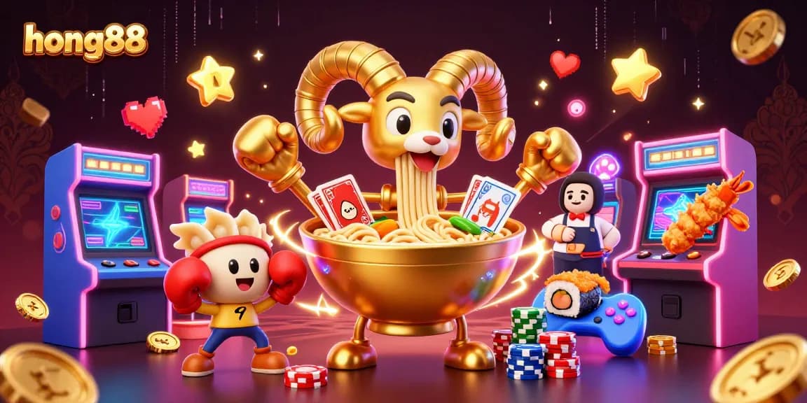 Experience the thrill of hong88 gaming with vibrant characters in a vibrant casino world.