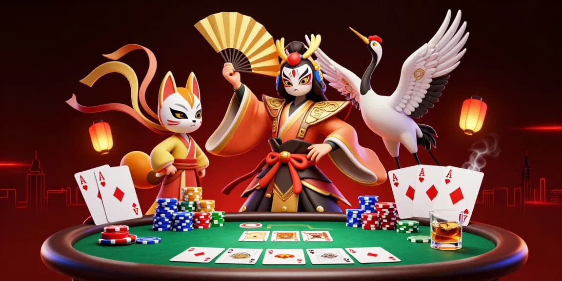 Experience the excitement of lucky88 with vibrant poker elements and dynamic characters.