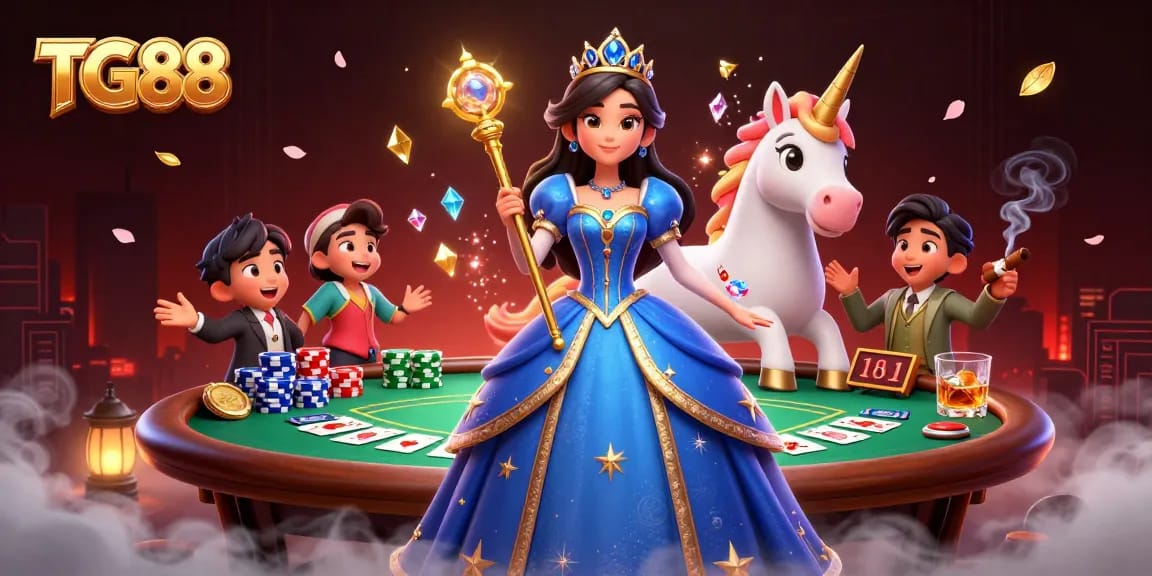 Play exciting Casino games like Poker at TG88 while enjoying a magical atmosphere.