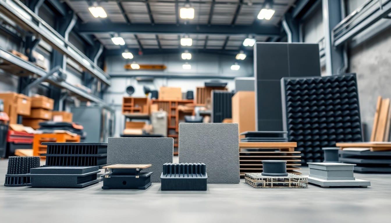 Showcasing Sound and Vibration Control Products that efficiently manage noise in industrial settings.
