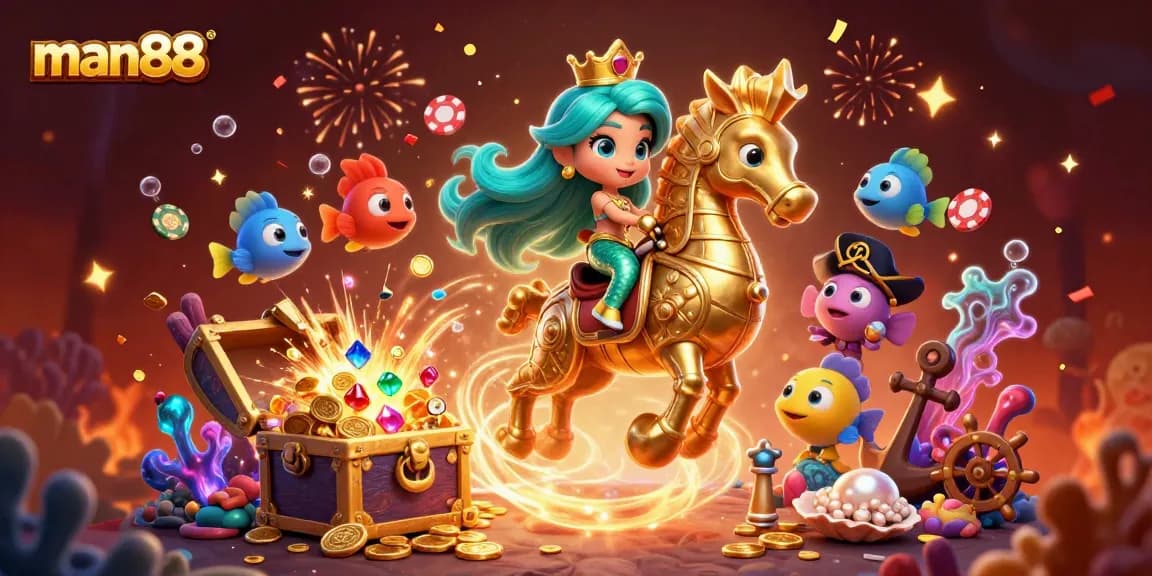 Experience thrilling wins with man88 in a vibrant underwater casino adventure.