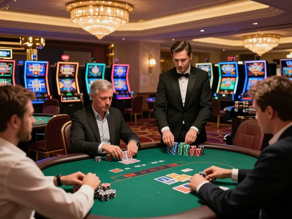 one88 players enjoying intense poker game with vibrant atmosphere and elegant decor