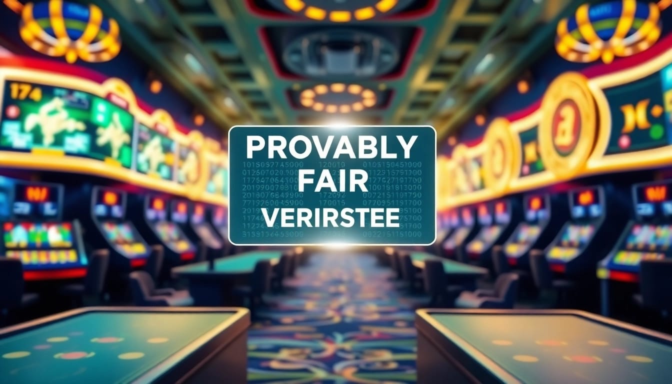 Understand Provably Fair Verification through interactive gaming ledger in a vibrant casino.