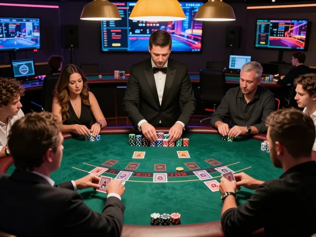 Experience classic blackjack at JDCLUB9VIP with engaging dealers and vibrant gameplay.