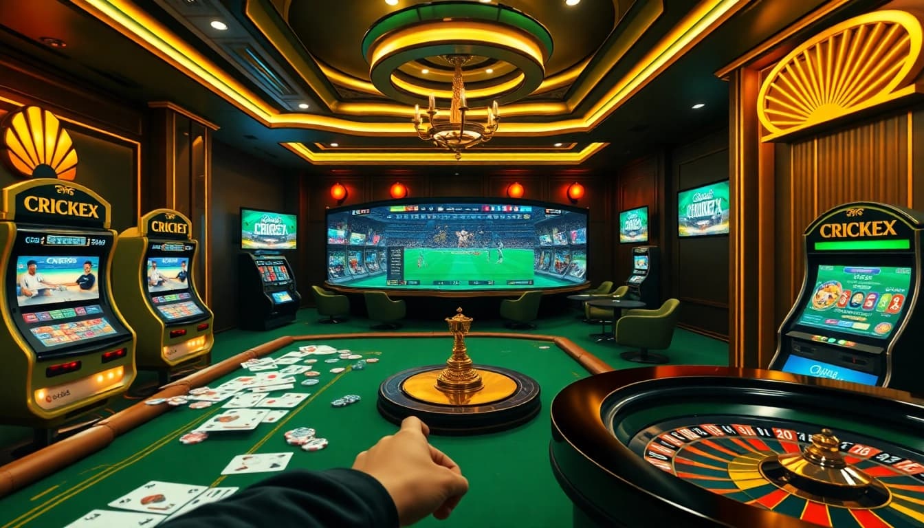 Experience thrilling cricket betting action on Crickex's dynamic online platform.