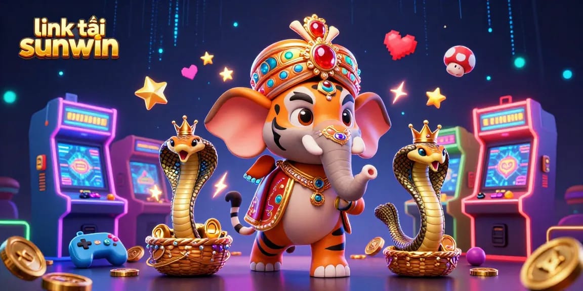 Experience thrilling gameplay with the link tải sunwin in a dynamic 3D casino scene.