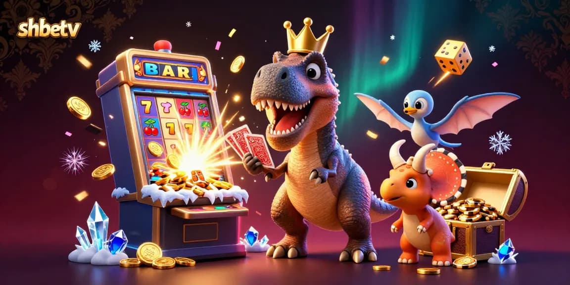 Experience gaming excitement with shbetcv featuring lively 3D characters at a festival of casino action.