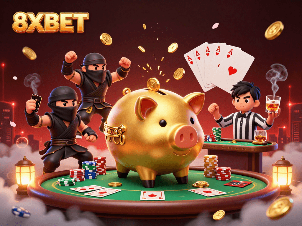 Experience thrilling gambling action with 8XBET's vibrant casino scene full of excitement.