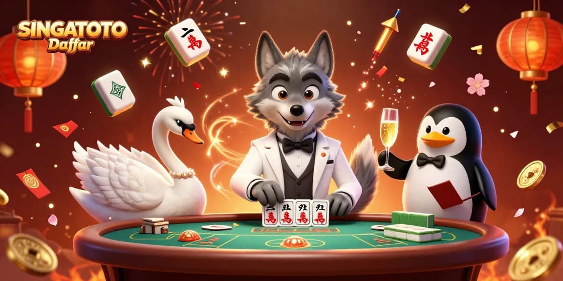 Melakukan taruhan dengan SINGATOTO Daftar sambil berinteraksi di meja baccarat yang meriah.