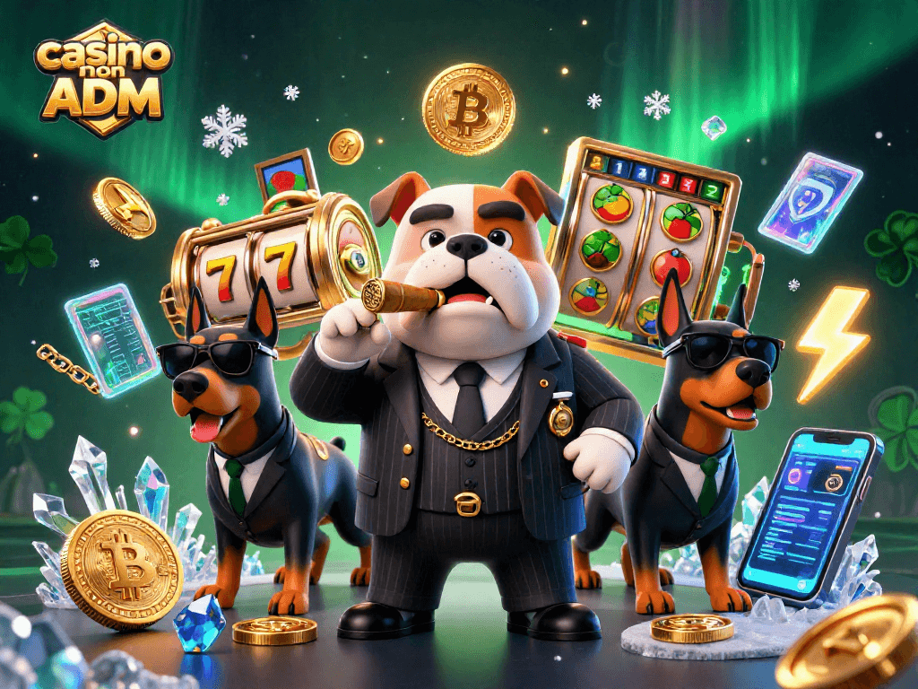 Vinci nel mondo del casino non ADM con il bulldog mafioso e i suoi scagnozzi.
