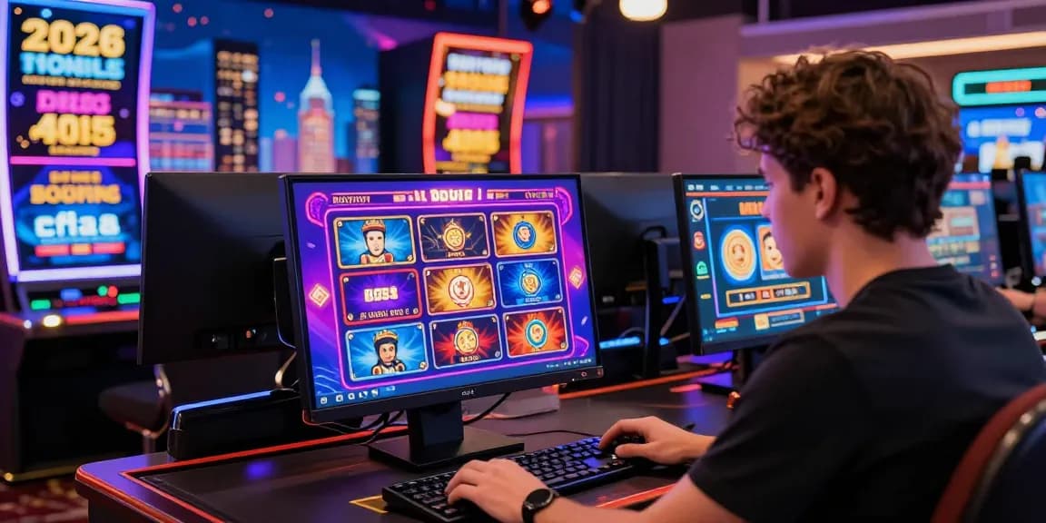Player enjoying games at a credit card casino with vibrant interface and secure payment options in 2026.