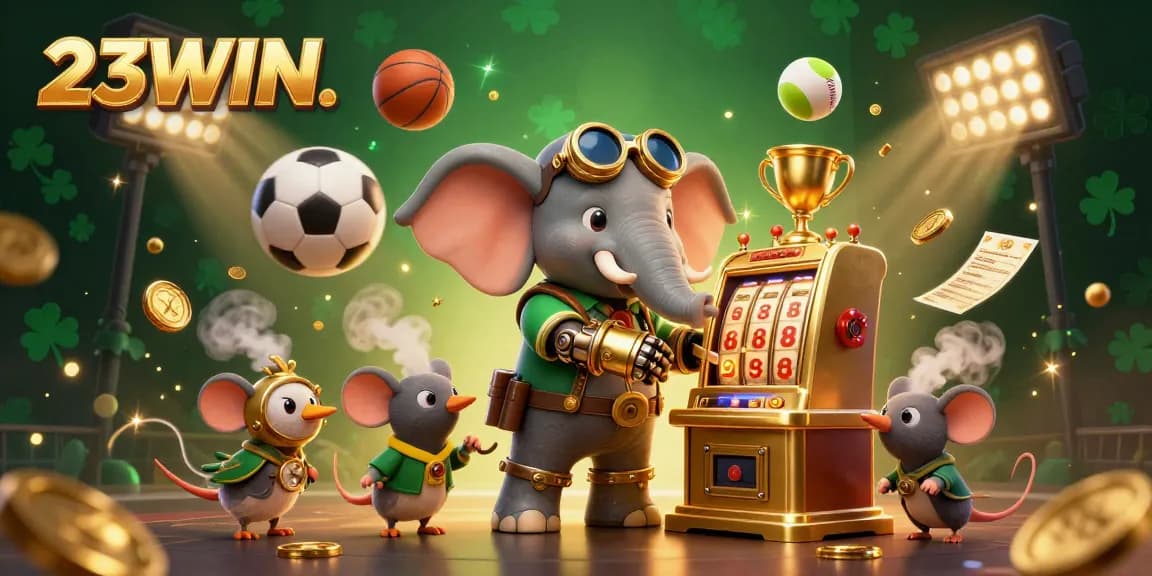 Experience thrilling gaming action at 23WIN with its vibrant 3D slots and dynamic sports betting elements.