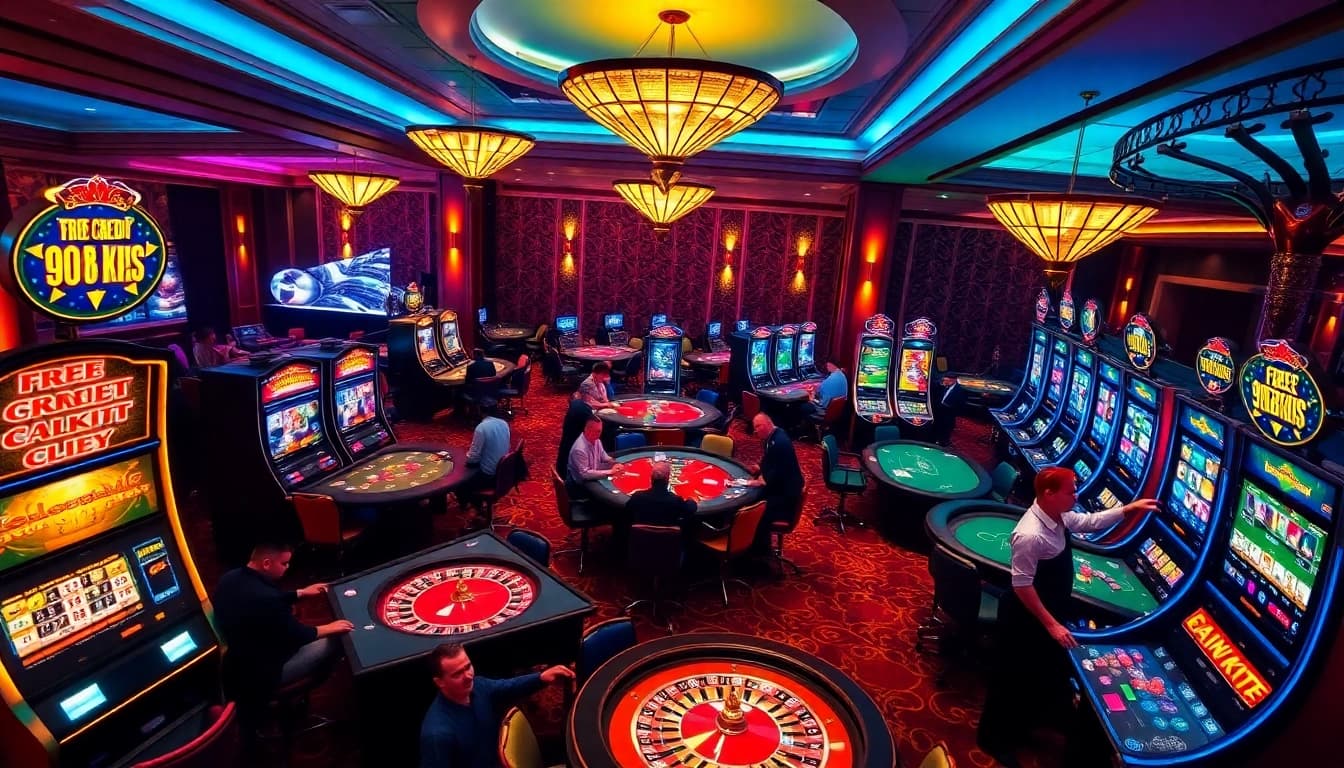 Experience thrilling gameplay and promotions like free credit 918kiss at sophisticated casino tables.