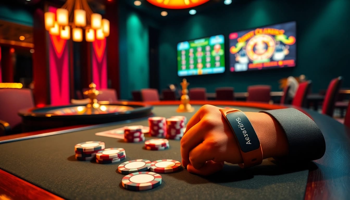 Experience thrilling casino action with kontrolines juosteles su logo enhancing exclusive access in a vibrant setting.