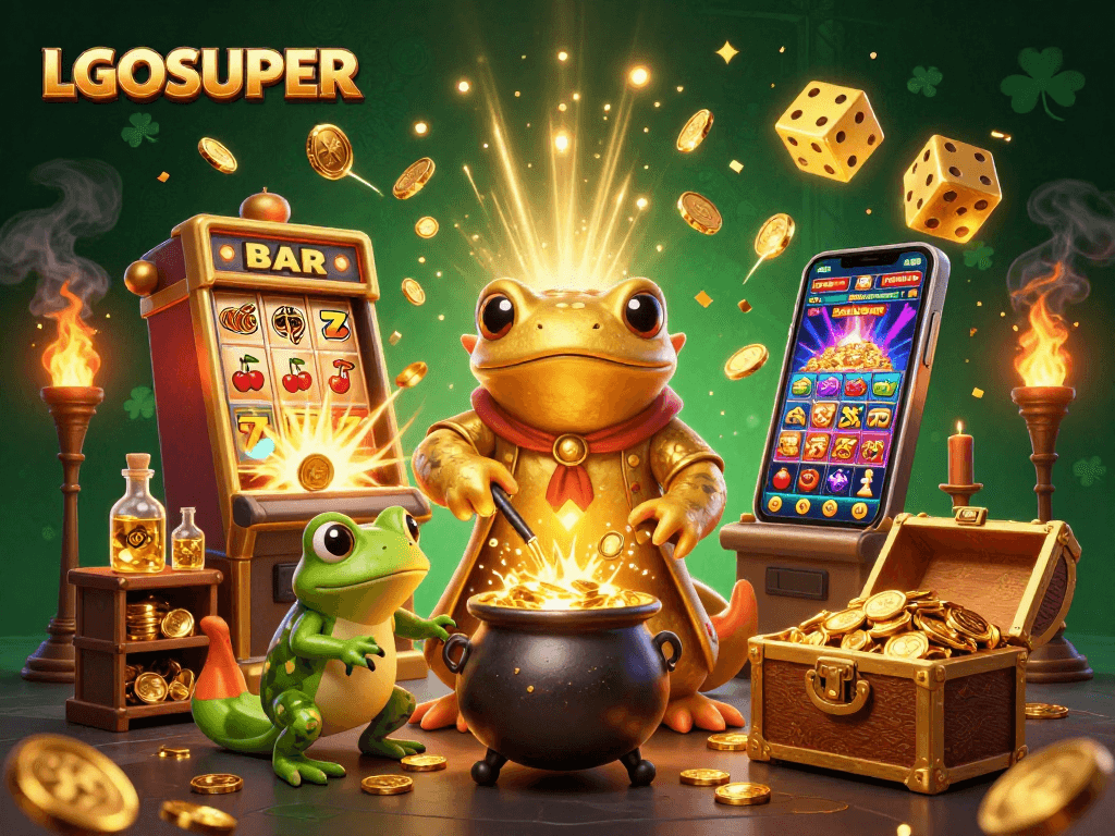 Experience thrilling winnings with LGOSUPER’s engaging casino games and golden vibes!
