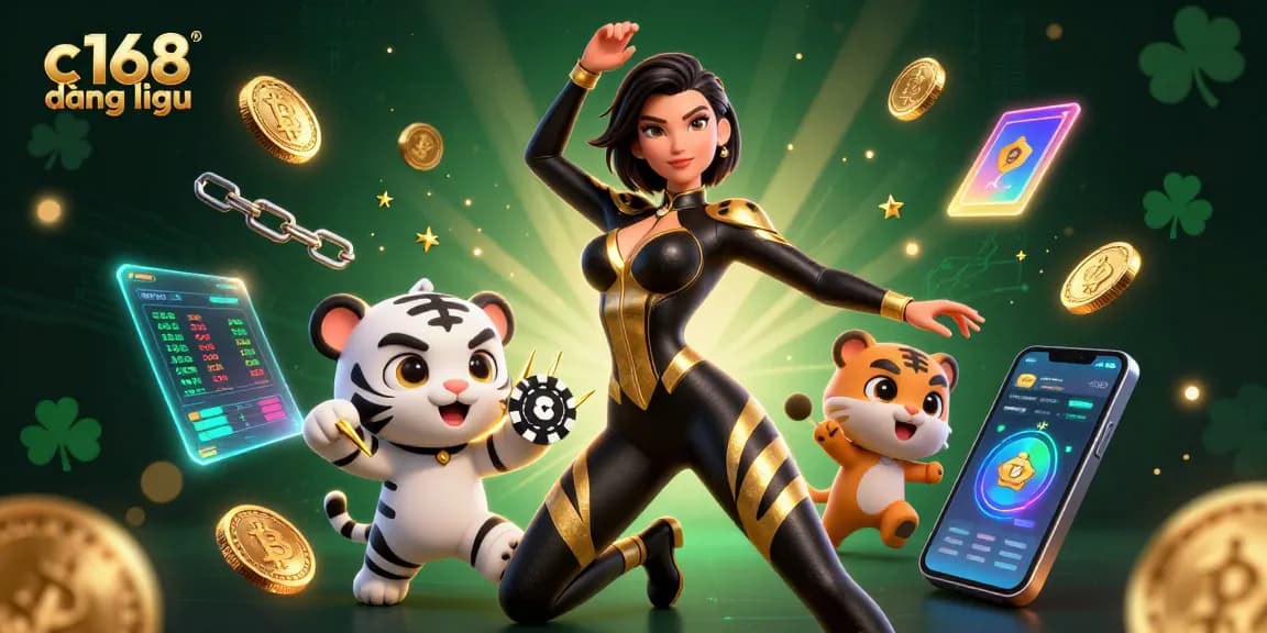 Engage in thrilling gameplay at c168 đăng nhập with a stunning 3D representation of excitement and luck.