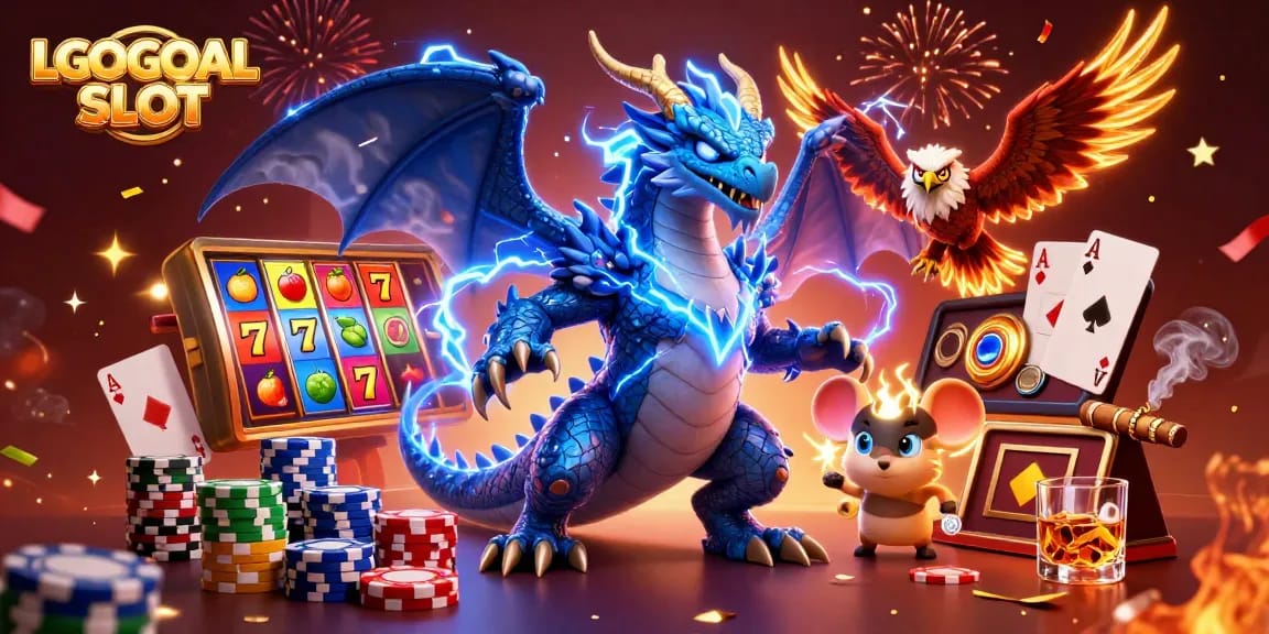 Experience thrilling wins with LGOGOAL SLOT featuring electrifying characters and dynamic slot reels.