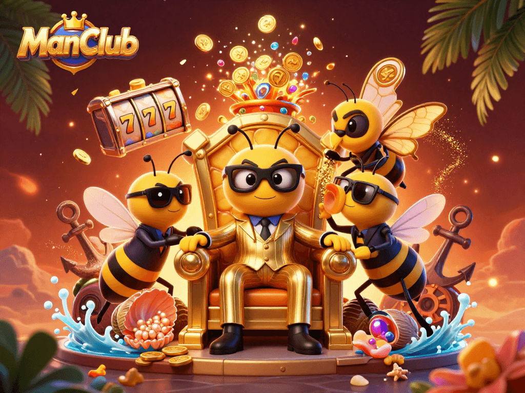 Engage with ManClub's thrilling slot adventure featuring a mob boss and dynamic gaming elements.