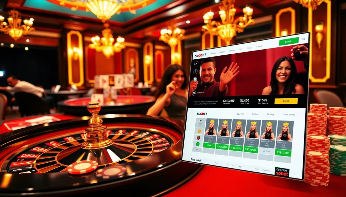 Savouring the thrill of sbobet link alternatif at a luxurious casino table with vibrant chips and cards.