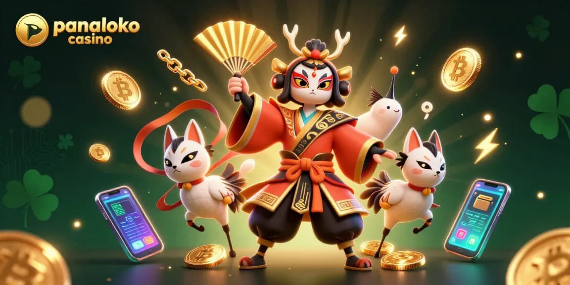 Join the exciting action at panaloko casino with vibrant 3D elements and characters illustrating the world of online gaming.
