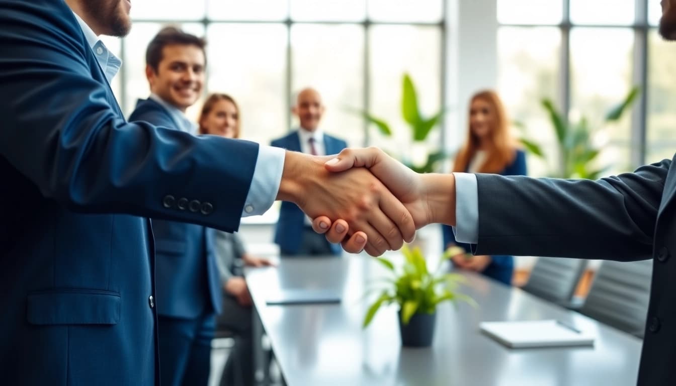 Seal of approval on Federal and State contracts representing successful partnerships.