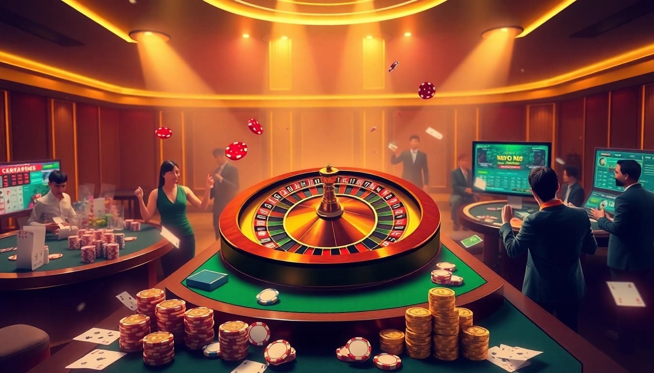 Experience the excitement of online gambling at https://sv388group.org/ with vibrant casino visuals and winning moments.