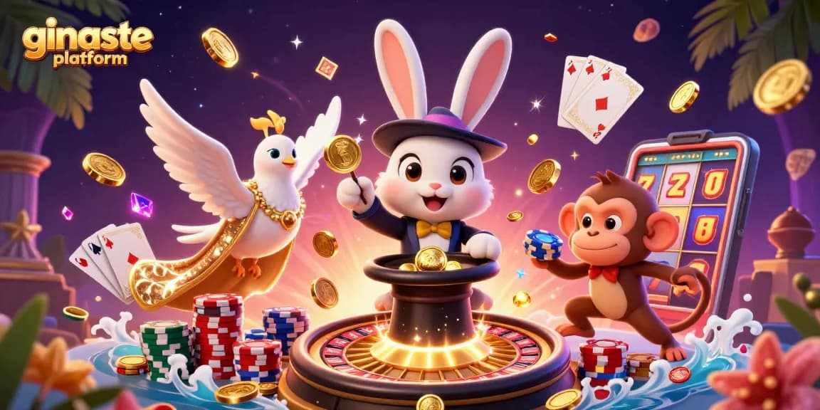 Experience the excitement of the ginaste platform with magical casino characters and dynamic gaming elements.