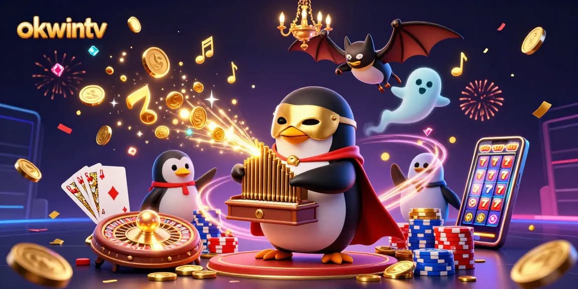 Engage with okwintv's vibrant gaming atmosphere featuring dynamic casino elements.