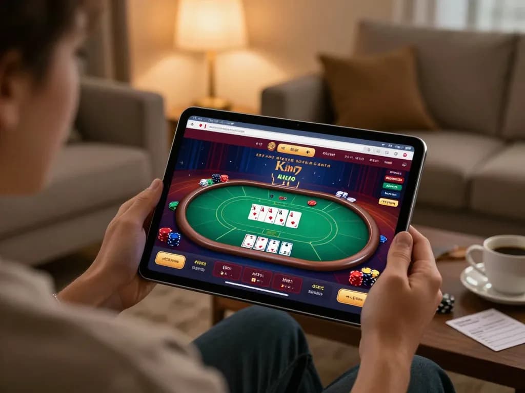 Engage in strategic gameplay at s666 online casino on a cozy tablet setup