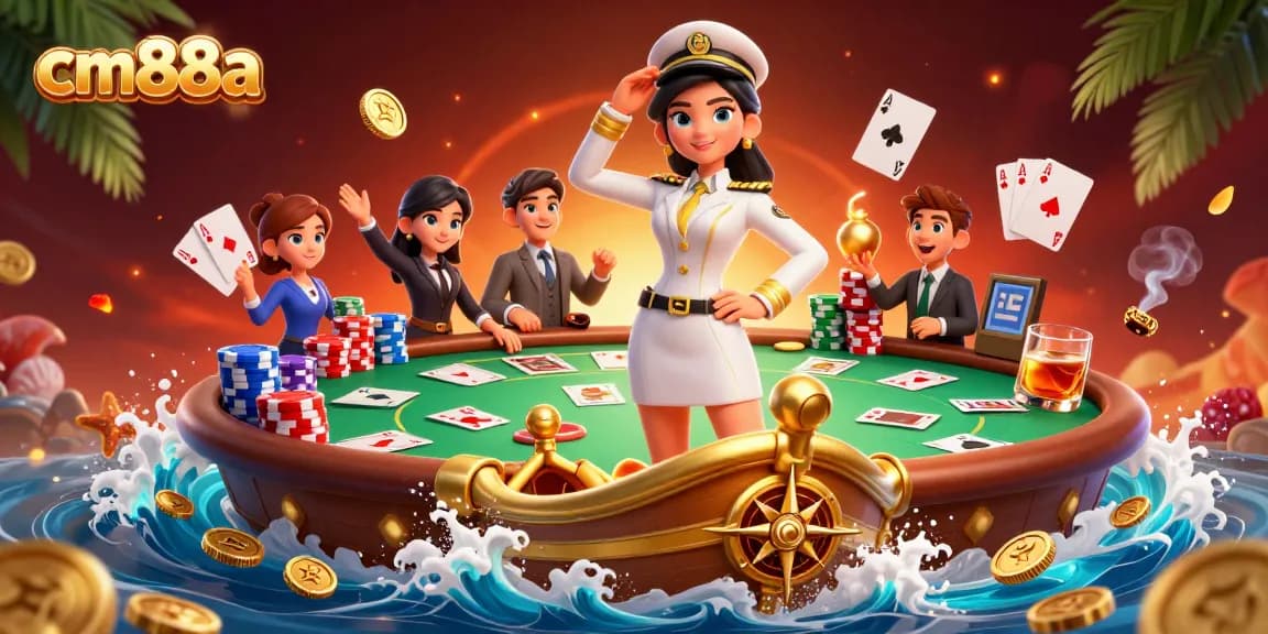 Win big at cm88a with vibrant poker scenes and luxurious casino elements.