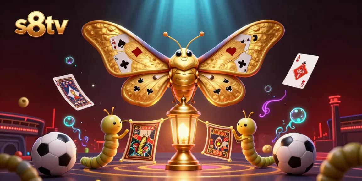 Experience the thrill of sports betting with s8tv's vibrant, dynamic illustration showcasing action-packed elements.