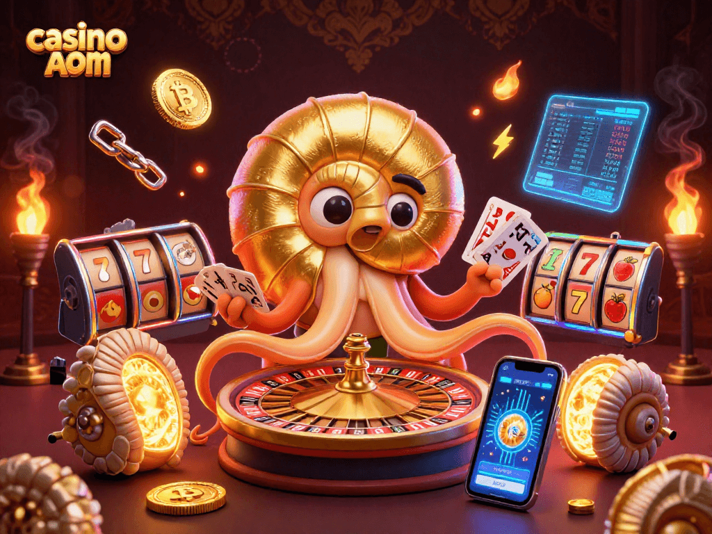 Scopri l'atmosfera vivace del casino non ADM con un nautilus 3D che ruota la roulette.