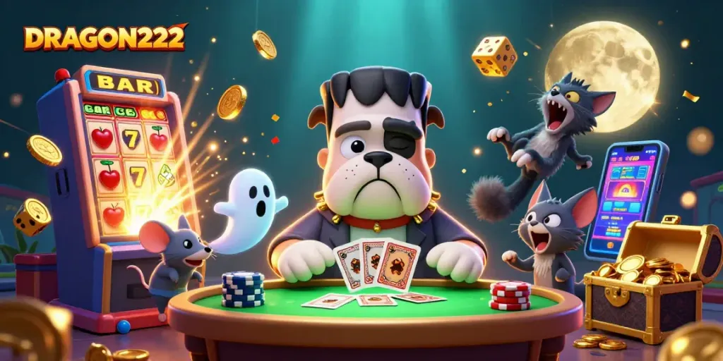 DRAGON222 menghidupkan keceriaan judi dengan monster bulldog dan tema kasino yang mengasyikkan.