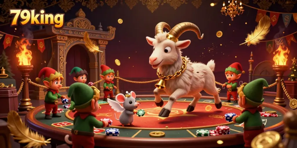 Feel the thrill at 79king as lively characters engage in a bustling casino atmosphere filled with excitement and dynamic gameplay.