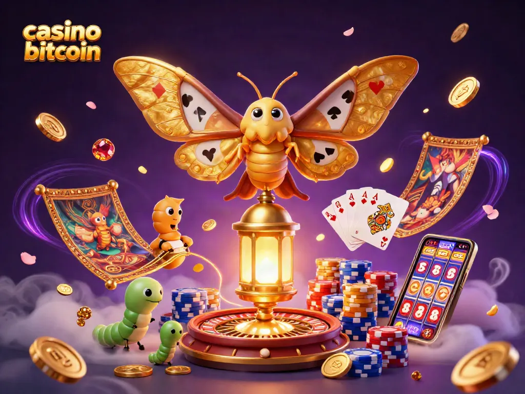 Scopri il mondo del casino bitcoin con questa illustrativa scena di gioco, evidenziando la ricchezza delle criptovalute.