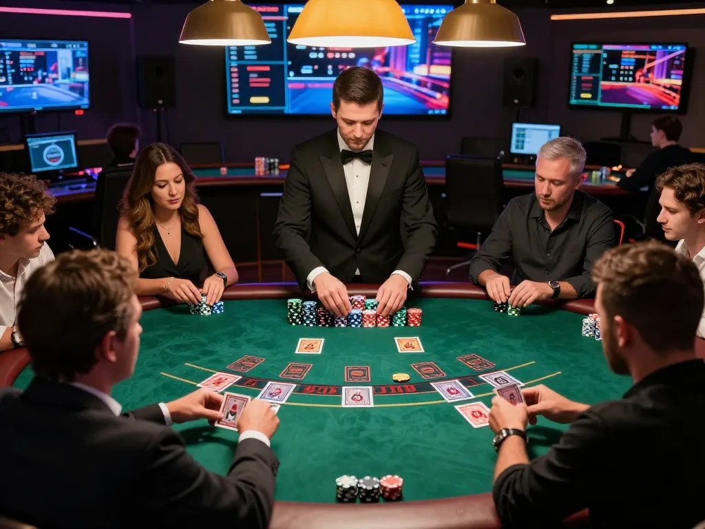 Experience classic blackjack at JDCLUB9VIP with engaging dealers and vibrant gameplay.