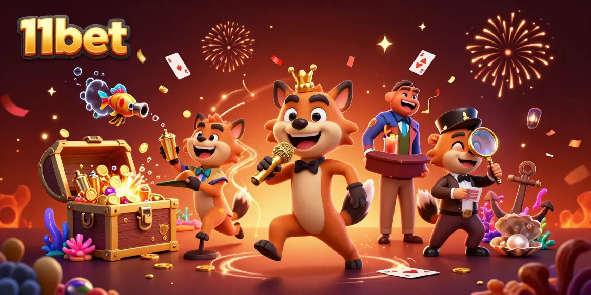 Join the fun at 11bet's vibrant casino as hyenas mix drinks, tell jokes, and check IDs!