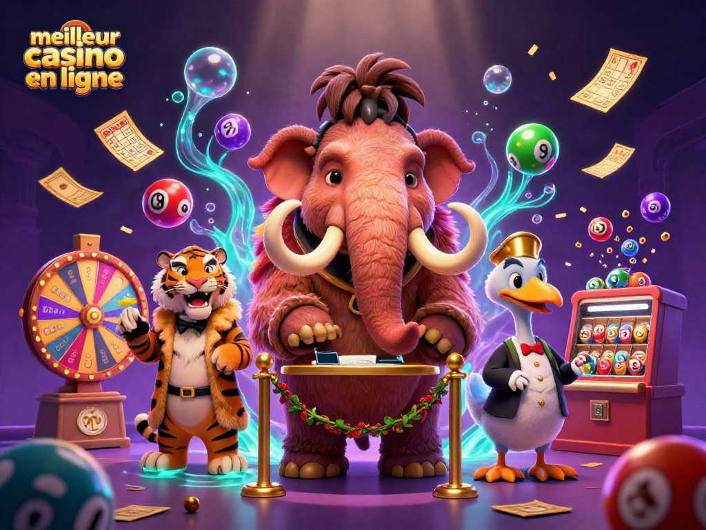 Vibrez avec le meilleur casino en ligne, explorant les jeux fascinants dans un univers coloré de loteries et de jackpots.