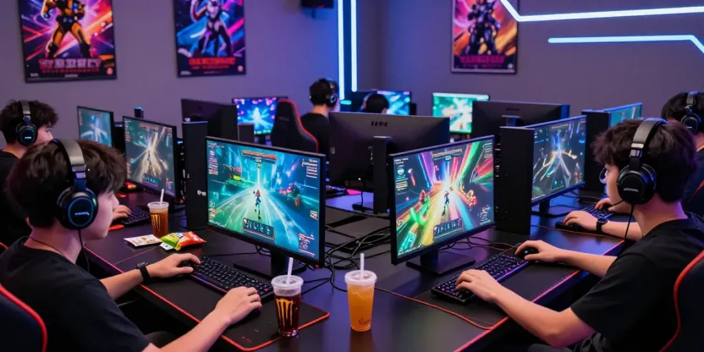 Competitive gaming atmosphere featuring bro138, players in cosmic-themed virtual environment.