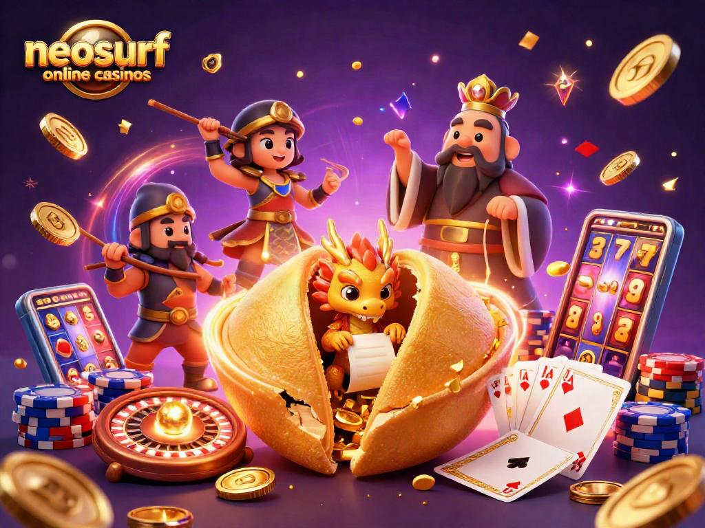 Engage with top neosurf online casinos featuring vibrant 3D characters and dynamic gambling elements.