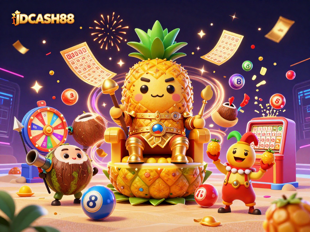 Engage with IDCASH88's thrilling casino action, featuring vibrant characters and dynamic elements.