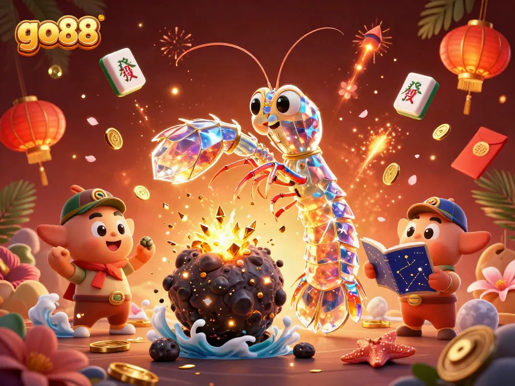 Win big with go88 in this vibrant illustration of a galactic samurai amidst casino excitement.