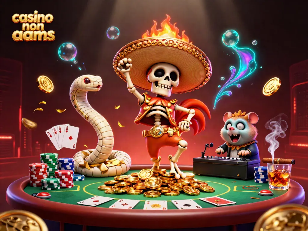 Gioca nei casino non AAMS tra luci e colori vivaci con personaggi fantastici in un'atmosfera festosa.