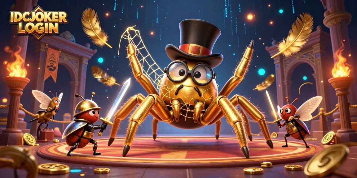 Engage with the thrilling world of IDCJOKER LOGIN, featuring vibrant characters and immersive casino elements.